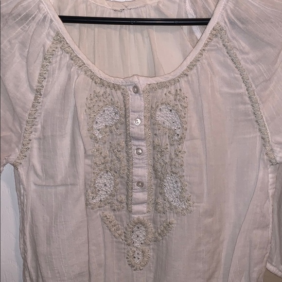 White embroidered top - Picture 2 of 4